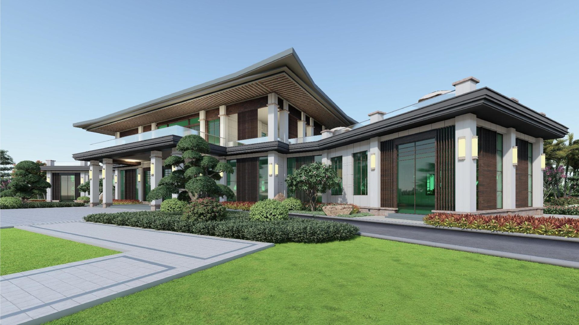 Modern residential villa project
