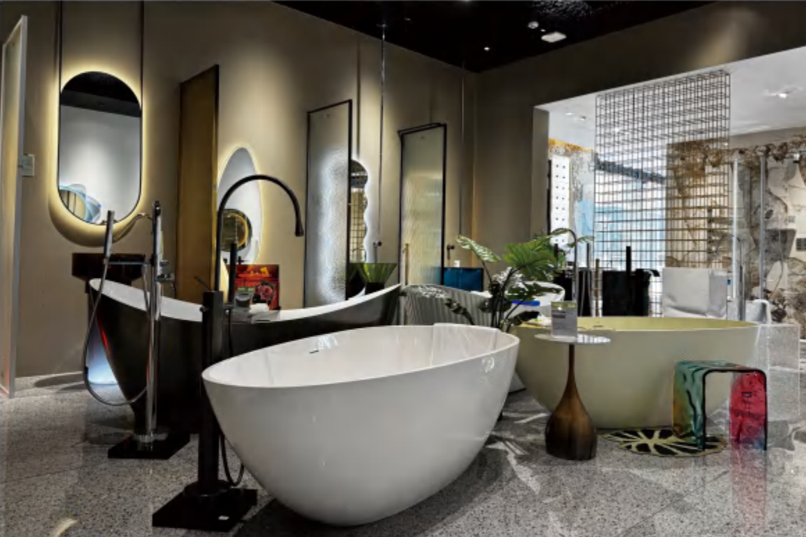 Sanitary ware aisle in Hall 2